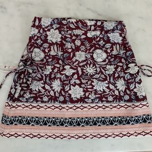 Abercrombie & Fitch floral mini skirt